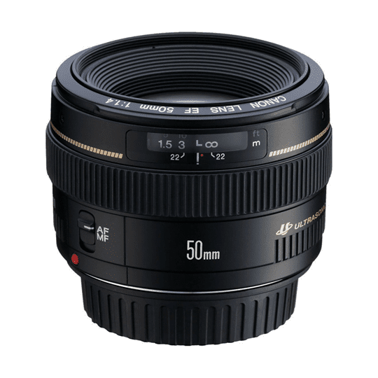 Canon EF 50mm f/1.4 USM Standard and Medium Telephoto Lens
